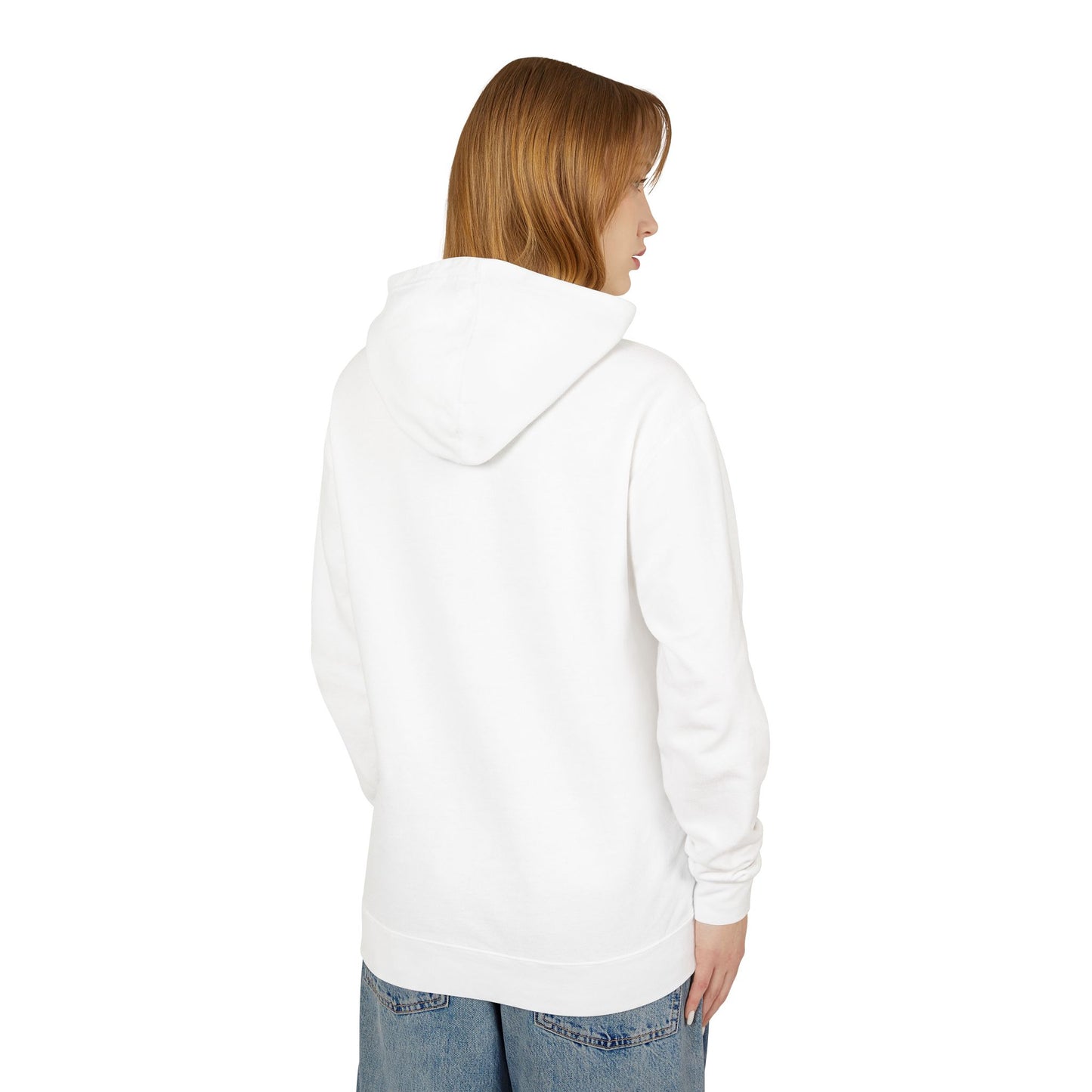 Love What You Do Unisex Lightweight Hooded Sweatshirt - Cozy, Inspirational Apparel for Everyday Comfort