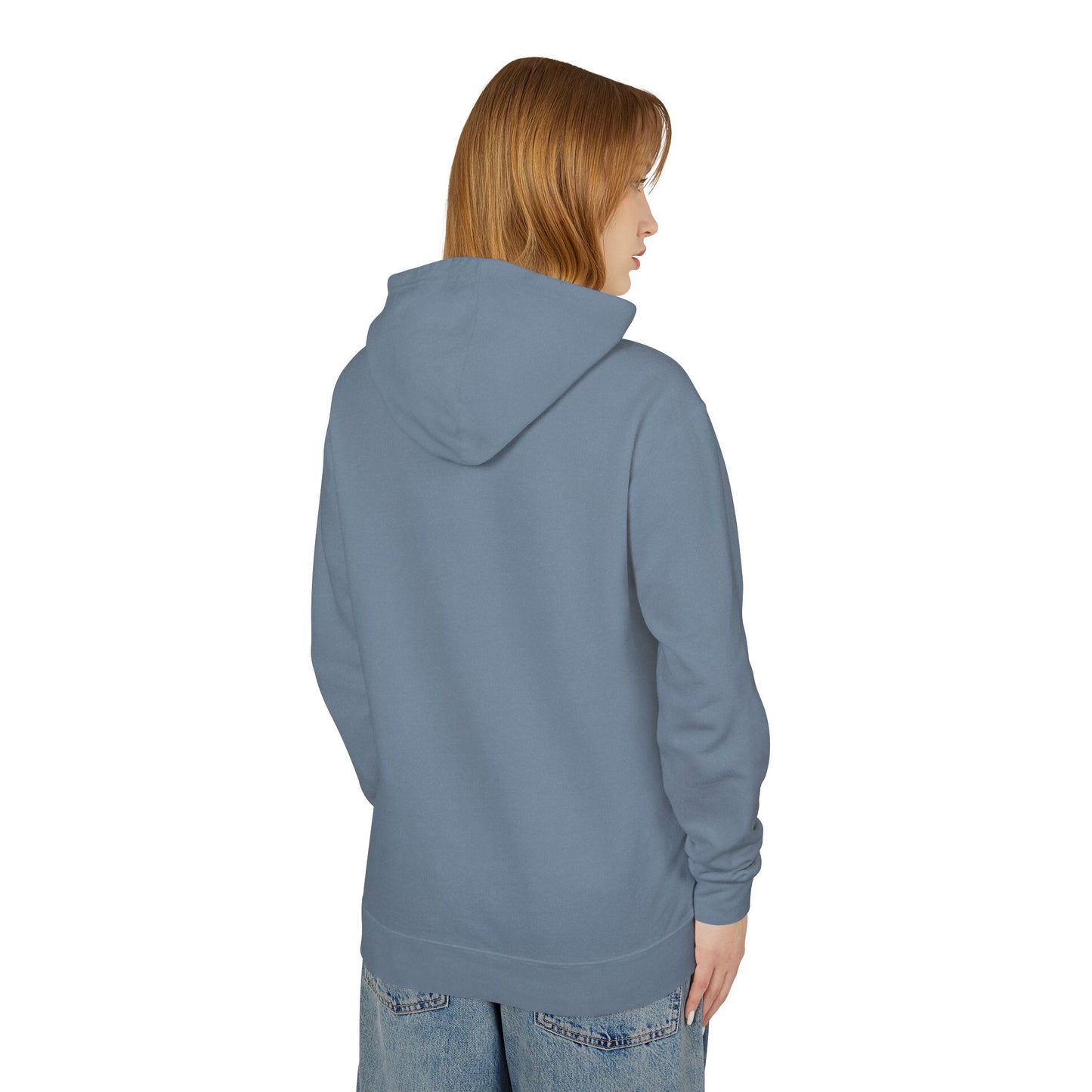 Love What You Do Unisex Lightweight Hooded Sweatshirt - Cozy, Inspirational Apparel for Everyday Comfort