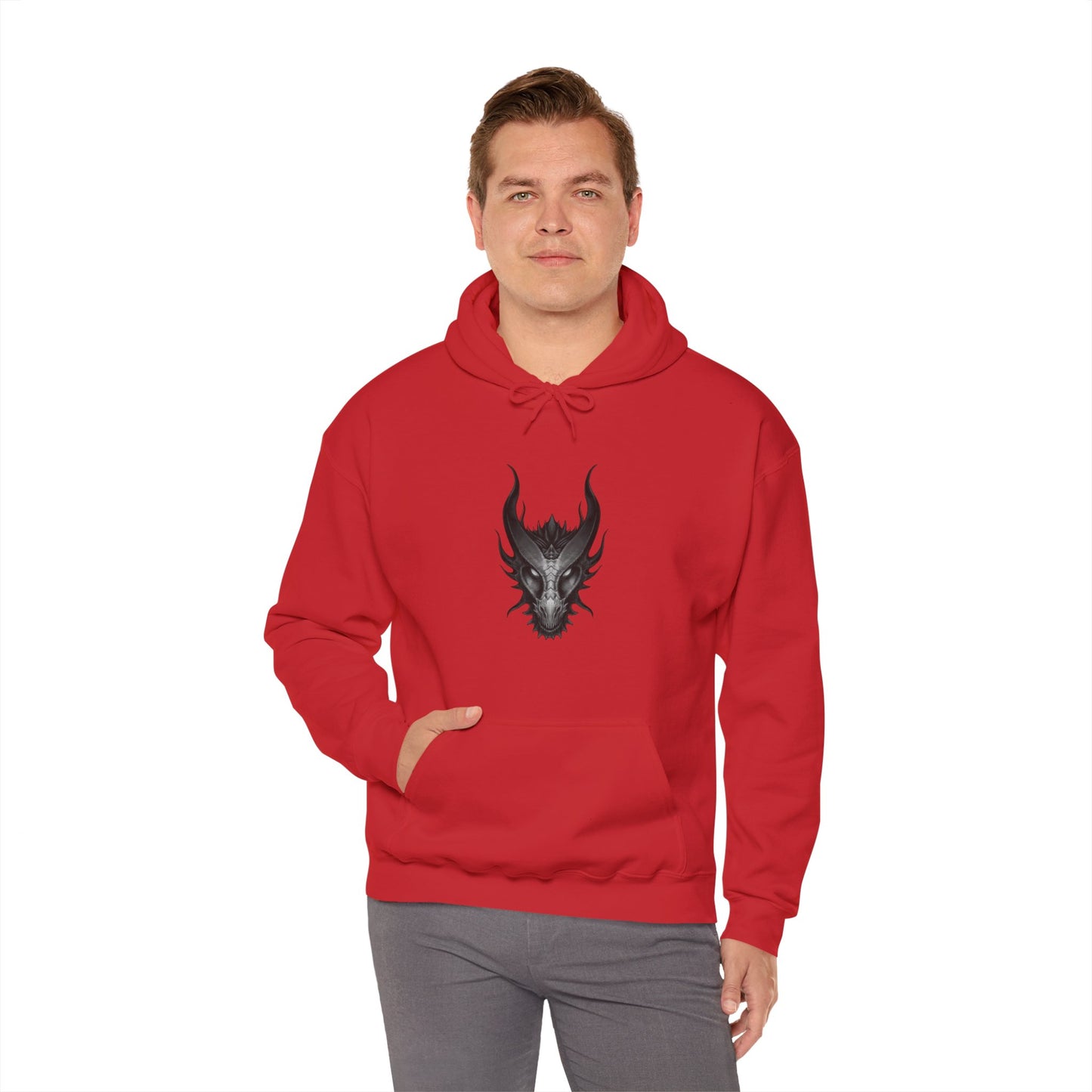Unisex Heavy Blend™ Dragon Hoodie - Fierce Design for Adventurers