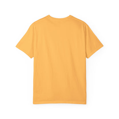 "Titan of Freedom", Artistic Unisex Garment-Dyed T-Shirt - Bold Design for Creatives
