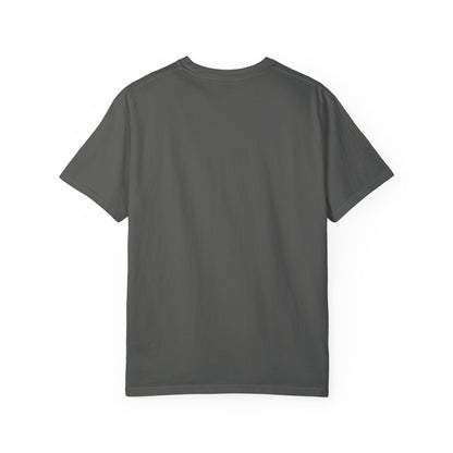 "Titan of Freedom", Artistic Unisex Garment-Dyed T-Shirt - Bold Design for Creatives