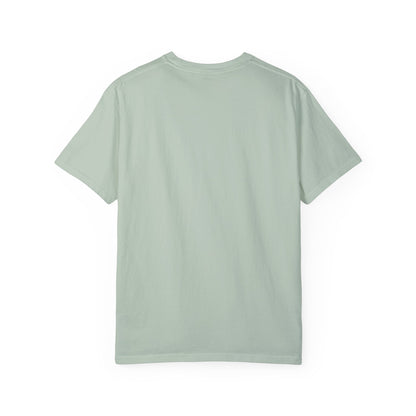 "Titan of Freedom", Artistic Unisex Garment-Dyed T-Shirt - Bold Design for Creatives