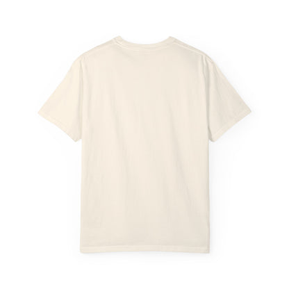 "Titan of Freedom", Artistic Unisex Garment-Dyed T-Shirt - Bold Design for Creatives